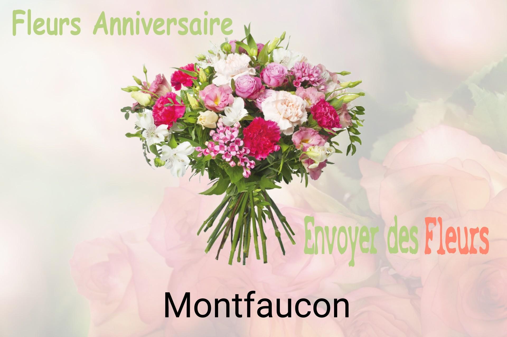 Bouquet de fleurs d’anniversaire livré à Montfaucon