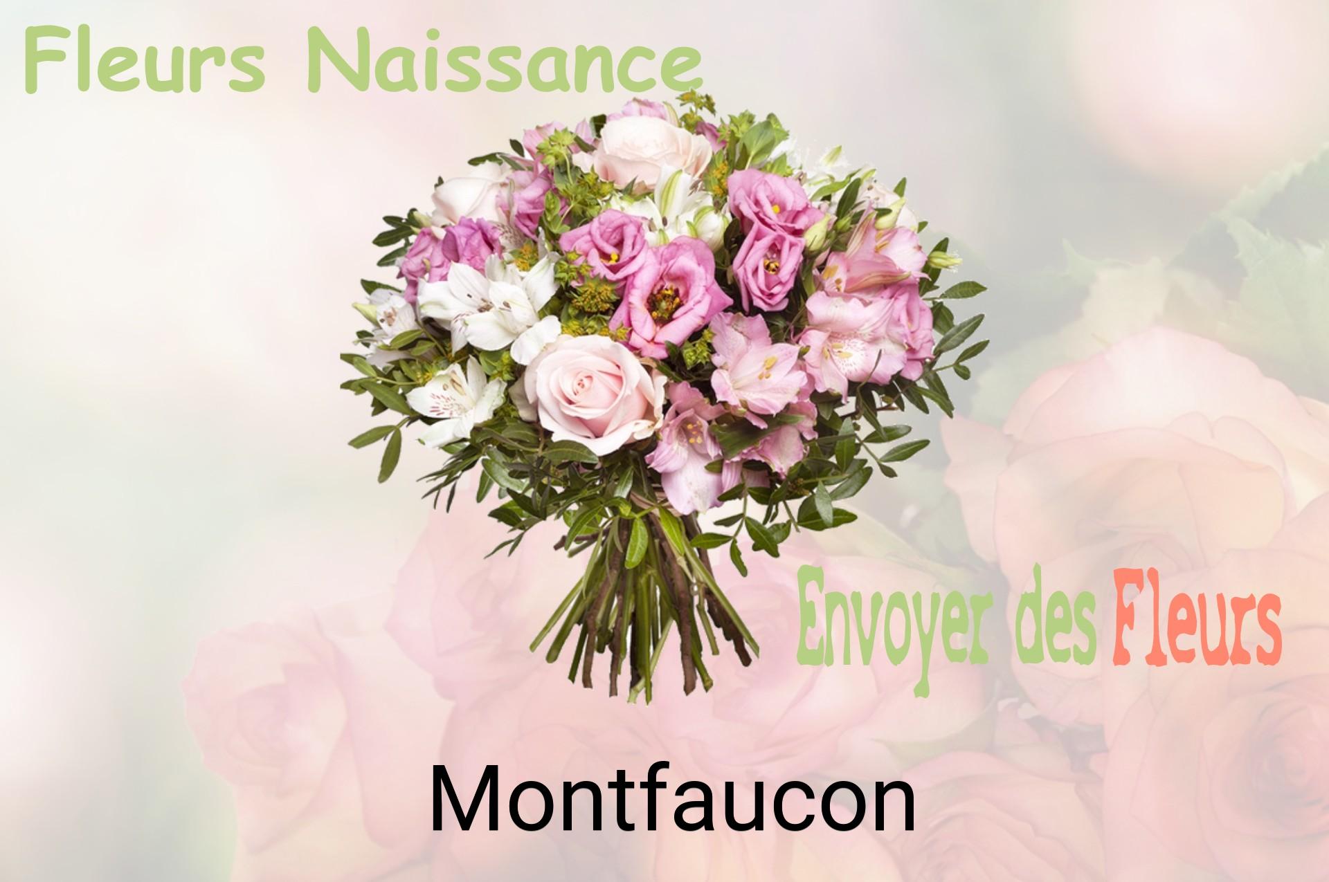 Bouquet de fleurs de naissance livré à Montfaucon